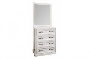 Спальня Мишель 3-х ств (белый матовый/экокожа) в Приобье - priobie.ok-mebel.com | фото 6