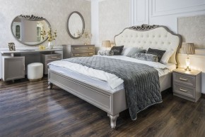 Спальня модульная Мокко (серый камень) в Приобье - priobie.ok-mebel.com | фото 5