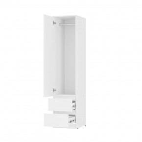 Спальня Симпл (белая) модульная в Приобье - priobie.ok-mebel.com | фото 14