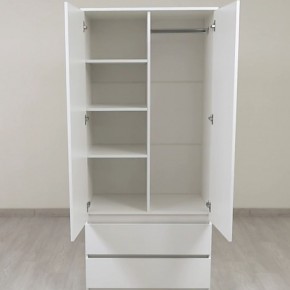 Спальня Симпл (белая) модульная в Приобье - priobie.ok-mebel.com | фото 31