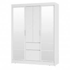 Спальня Симпл (белая) модульная в Приобье - priobie.ok-mebel.com | фото 45