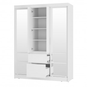 Спальня Симпл (белая) модульная в Приобье - priobie.ok-mebel.com | фото 46