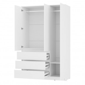 Спальня Симпл (белая) модульная в Приобье - priobie.ok-mebel.com | фото 52