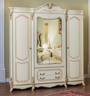 Спальный гарнитур Мона Лиза (крем) 1800 в Приобье - priobie.ok-mebel.com | фото 6