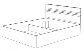 Спальный гарнитур Ненси (Венге/Белый глянец) в Приобье - priobie.ok-mebel.com | фото 3