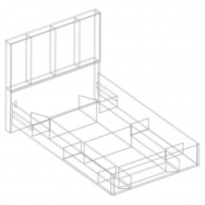 Спальный гарнитур "Сандра" (модульный) в Приобье - priobie.ok-mebel.com | фото 4