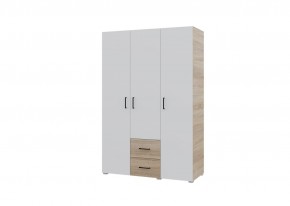 Спальный гарнитур VICTOR (модульный) Сонома-Белый в Приобье - priobie.ok-mebel.com | фото 6