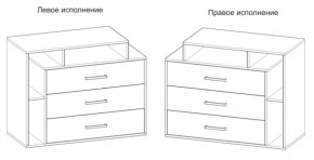 Спальный гарнитур Юнона (вариант-2) в Приобье - priobie.ok-mebel.com | фото 4