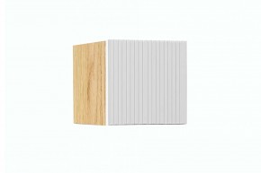 СТЕФАНИ-6.1 Антресоль (дуб крафт золотой/белый софт) в Приобье - priobie.ok-mebel.com | фото