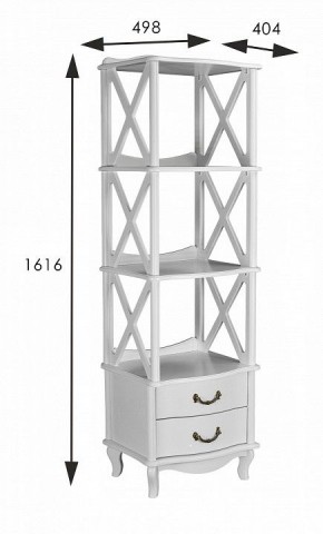 Стеллаж комбинированный Джульетта Л в Приобье - priobie.ok-mebel.com | фото 4