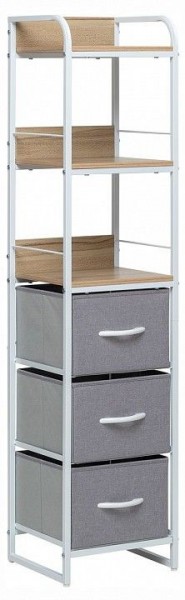 Стеллаж комбинированный Ноа в Приобье - priobie.ok-mebel.com | фото