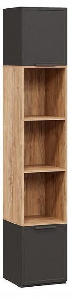 Стеллаж комбинированный Стелла в Приобье - priobie.ok-mebel.com | фото 3