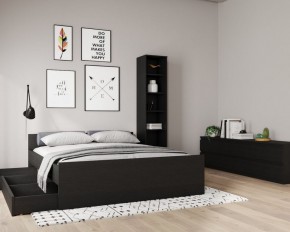 Стеллаж СИРИУС узкий, с пятью полками, цвет Дуб Венге в Приобье - priobie.ok-mebel.com | фото 3