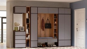 Стенка для прихожей Роут в Приобье - priobie.ok-mebel.com | фото 2