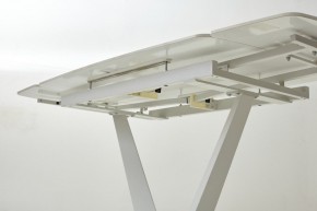 Стол ALATRI 120 GLOSS STATUARIO WHITE SOLID CERAMIC / WHITE, ®DISAUR в Приобье - priobie.ok-mebel.com | фото 7