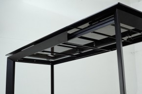 Стол CREMONA 180 KL-99 Белый мрамор матовый, итальянская керамика / черный каркас, ®DISAUR в Приобье - priobie.ok-mebel.com | фото 13