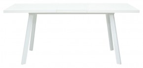 Стол ФИН 120 Белый, стекло/ Белый каркас М-City в Приобье - priobie.ok-mebel.com | фото 2