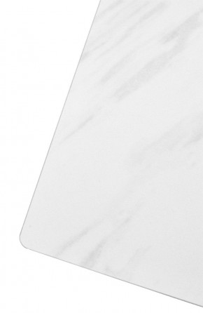 Стол FONDI 180 MARBLES KL-99 Белый мрамор матовый, итальянская керамика/ черный каркас, ®DISAUR в Приобье - priobie.ok-mebel.com | фото 6