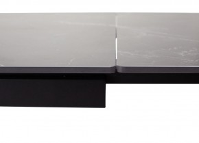 Стол FORIO 160 MATT BLACK MARBLE SOLID CERAMIC / BLACK, ®DISAUR в Приобье - priobie.ok-mebel.com | фото 2