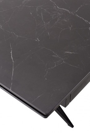 Стол FORIO 160 MATT BLACK MARBLE SOLID CERAMIC / BLACK, ®DISAUR в Приобье - priobie.ok-mebel.com | фото 9