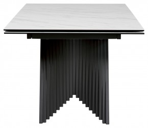 Стол IVAR 200 MARBLES KL-99 Белый мрамор, итальянская керамика, ®DISAUR в Приобье - priobie.ok-mebel.com | фото 7