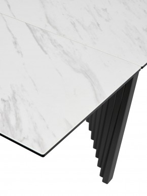 Стол IVAR 200 MARBLES KL-99 Белый мрамор, итальянская керамика, ®DISAUR в Приобье - priobie.ok-mebel.com | фото 8