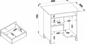 Стол компьютерный КСТ-10.1 в Приобье - priobie.ok-mebel.com | фото 4