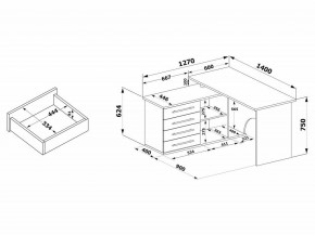 Стол компьютерный КСТ-109Л в Приобье - priobie.ok-mebel.com | фото 4