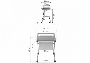 Стол компьютерный Riko в Приобье - priobie.ok-mebel.com | фото 7