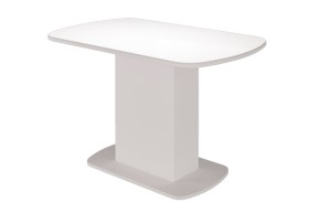 Стол обеденный Соренто (Белый глянец) в Приобье - priobie.ok-mebel.com | фото 2