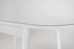 Стол раскладной со стеклом (опоры массив цилиндрический) "Хоста" в Приобье - priobie.ok-mebel.com | фото 6
