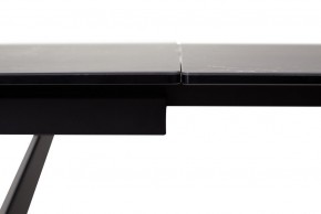 Стол RIETI 200 NERO KL-116 Черный мрамор матовый, итальянская керамика/ черный каркас, ®DISAUR в Приобье - priobie.ok-mebel.com | фото 3