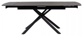 Стол RIVOLI 140 MATT BLACK MARBLE SOLID CERAMIC / BLACK, ®DISAUR в Приобье - priobie.ok-mebel.com | фото 2