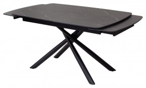 Стол RIVOLI 140 MATT BLACK MARBLE SOLID CERAMIC / BLACK, ®DISAUR в Приобье - priobie.ok-mebel.com | фото 8