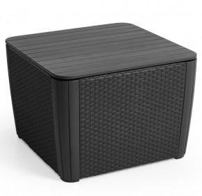 Стол-сундук Лузон Плюс (Luzon Plus Flat Wicker), графит в Приобье - priobie.ok-mebel.com | фото 3