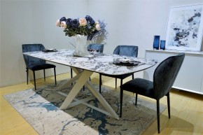 Стол VICENZA 220 BULGARI WHITE, керамика / белый, ®DISAUR в Приобье - priobie.ok-mebel.com | фото 12