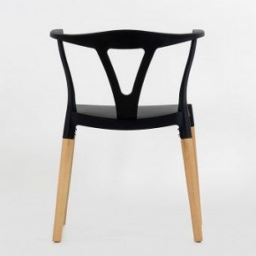 Стул Barneo N-218 Wishbone интерьерный кухонный черный в Приобье - priobie.ok-mebel.com | фото 2