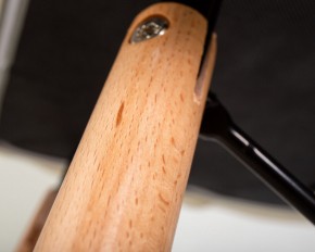 Стул барный DOBRIN BUTTERFLY BAR, ножки светлый бук, цвет чёрный в Приобье - priobie.ok-mebel.com | фото 15