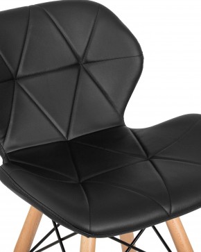 Стул барный DOBRIN BUTTERFLY BAR, ножки светлый бук, цвет чёрный в Приобье - priobie.ok-mebel.com | фото 8