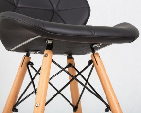 Стул барный DOBRIN BUTTERFLY BAR, ножки светлый бук, цвет чёрный в Приобье - priobie.ok-mebel.com | фото 9