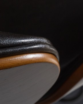 Стул барный DOBRIN JACK BLACK, цвет черный глянец PU ABD 002 в Приобье - priobie.ok-mebel.com | фото 2