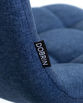 Стул барный DOBRIN NICOLE, черные матовые ножки, синяя ткань (UF860-14B) в Приобье - priobie.ok-mebel.com | фото 9