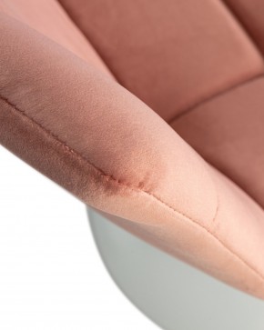 Стул барный DOBRIN TAILOR WHITE, пудрово-розовый велюр (MJ9-32) в Приобье - priobie.ok-mebel.com | фото 7