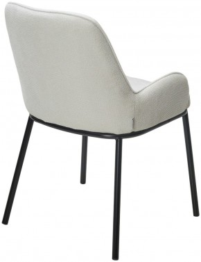 Стул BRIO CATO-01 Белый, фактурная ткань / черный каркас, ®DISAUR в Приобье - priobie.ok-mebel.com | фото 5