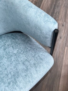 Стул ДИЛЛ, цвет RAIN 7 бриз, велюр / черный каркас М-City в Приобье - priobie.ok-mebel.com | фото 7