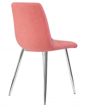 Стул обеденный DOBRIN ALEX, хром ножки, розовая ткань (UF860-05B) в Приобье - priobie.ok-mebel.com | фото 4