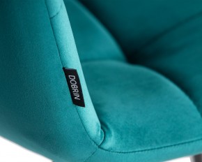 Стул обеденный DOBRIN CHILLY, Морской волны Holland 56, основание черное в Приобье - priobie.ok-mebel.com | фото 9