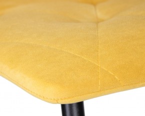 Стул обеденный DOBRIN CHILLY ROMBO, Горчичный Simple 15, основание черное в Приобье - priobie.ok-mebel.com | фото 8