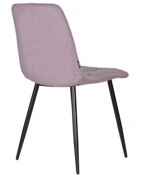 Стул обеденный DOBRIN CHILLY ROMBO, Лавандовый Simple 48, основание черное в Приобье - priobie.ok-mebel.com | фото 4