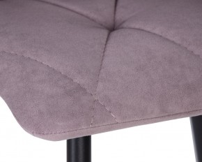 Стул обеденный DOBRIN CHILLY ROMBO, Лавандовый Simple 48, основание черное в Приобье - priobie.ok-mebel.com | фото 7